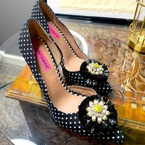 Betsey Johnson Polka Dot Heels